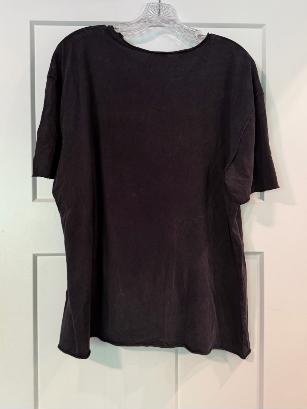 NWT Urban Outfitters Washed Black Short Sleeve Tee - Picture 5 of 5